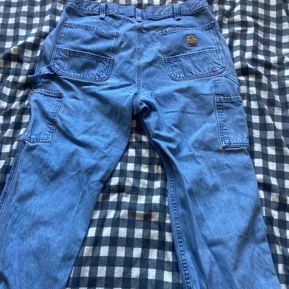 Carhartt Men's Blue Jeans - Picture 2 of 6